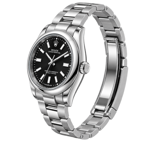 139aabb9-a702-49fb-ba13-a88b89ddcfa9 Montre Homme Argentée à Cadran Noir – Style Élégant & Intemporel - vue 2