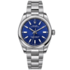70108e6d-be36-4dc6-9518-a445e2aeb7d0 Montre Homme Argentée à Cadran Bleu – Style Élégant & Intemporel