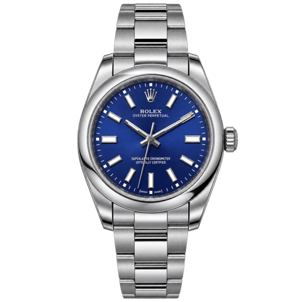 70108e6d-be36-4dc6-9518-a445e2aeb7d0 Montre Homme Argentée à Cadran Bleu – Style Élégant & Intemporel