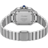 Montre Homme Argentée à Cadran Bleu – Élégance Moderne - vue 2