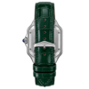 Montre Homme Argentée à Cadran Vert & Bracelet Vert – Style Élégant - vue 3