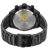 Montre Homme Chronographe Noire – Cadran Squelette Argenté - vue 3