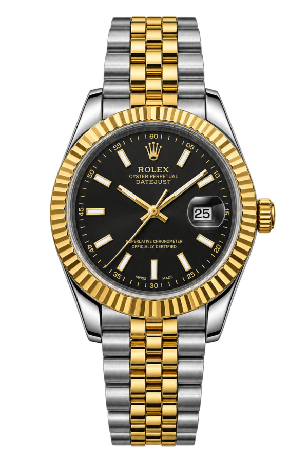 Montre Homme Prestige Bicolore Noir & Or – Castra Time