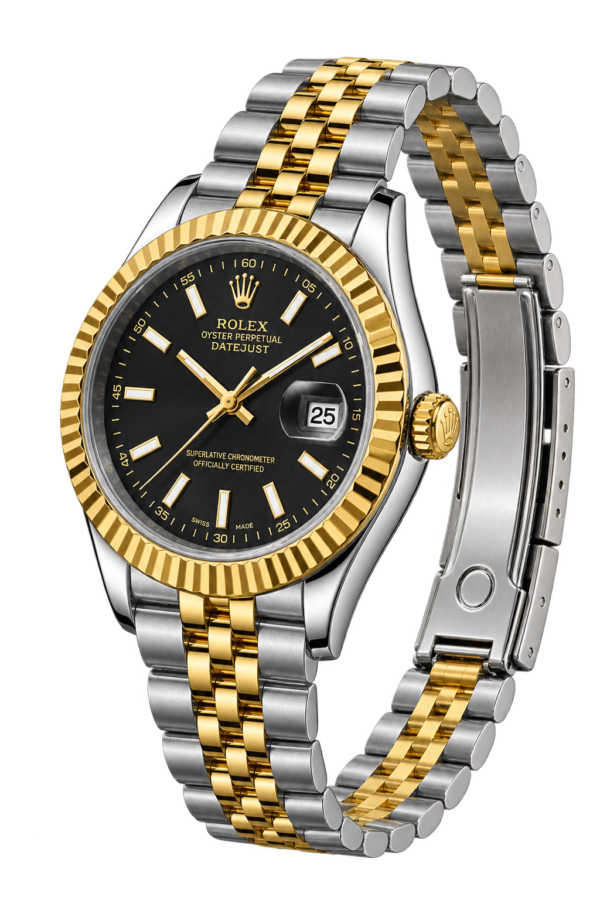 Montre Homme Prestige Bicolore Noir & Or – Castra Time - vue 2