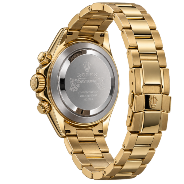 Montre Homme Sport Doré – Cadran Blanc - vue 3