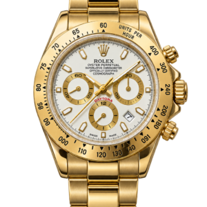 Montre Homme Sport Doré – Cadran Blanc