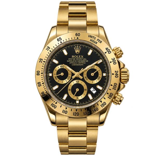 Montre Homme Sport Bicolore Or & Noir