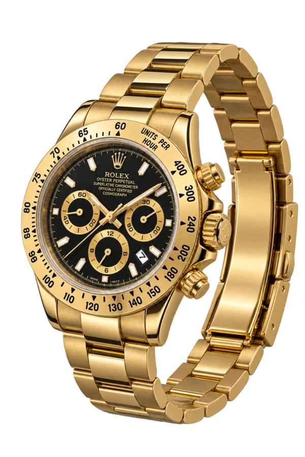 Montre Homme Sport Bicolore Or & Noir - vue 2