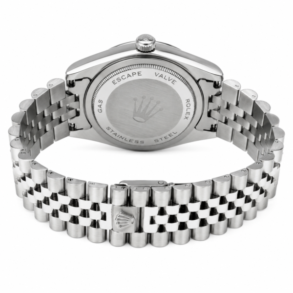Montre Homme Argentée à Cadran Noir – Style Élégant - vue 3