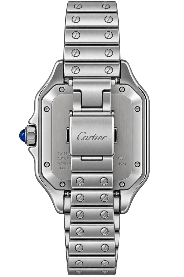 Montre Homme Argentée à Cadran Noir – Style Élégant - vue 3