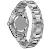 Montre Homme Argentée à Cadran Noir – Style Élégant & Intemporel - vue 3