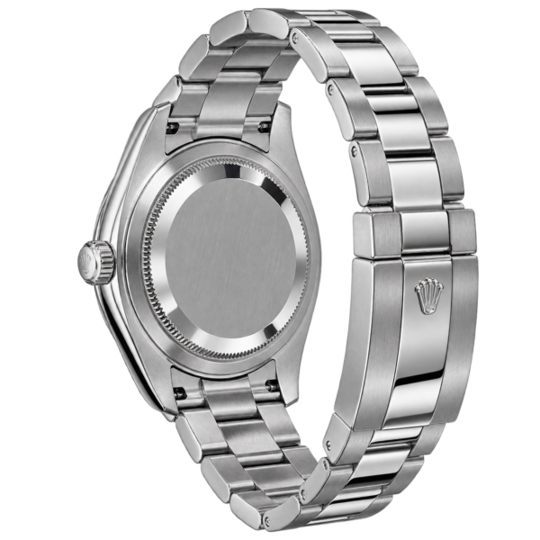 Montre Homme Argentée à Cadran Noir – Style Élégant & Intemporel - vue 3