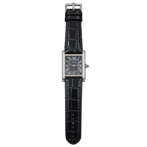 Montre Homme Élégance Romaine – Bracelet Cuir Noir
