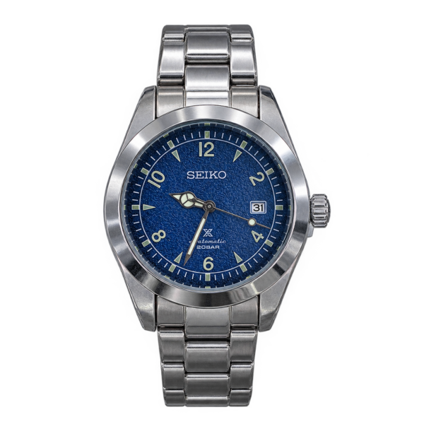 Montre Homme – Cadran Bleu Luminescent