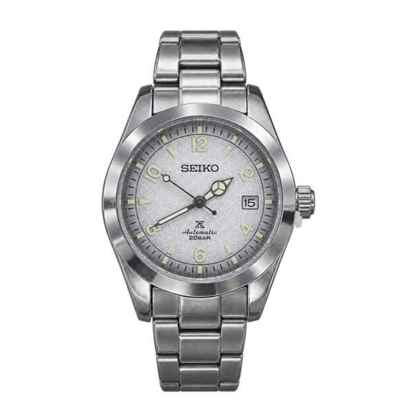 Montre Homme  – Cadran Blanc Luminescent