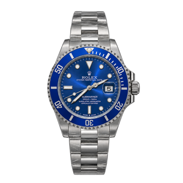 Montre Homme Bleue Élégante – Bracelet en Acier