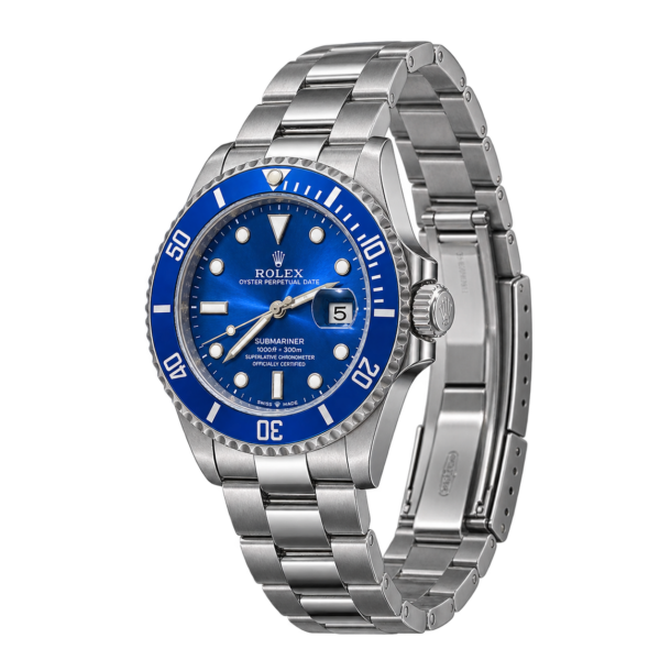 Montre Homme Bleue Élégante – Bracelet en Acier