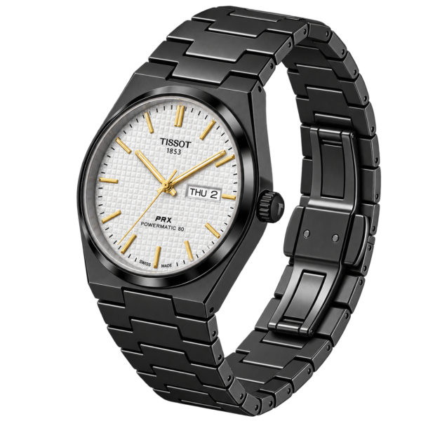 Montre Homme Turquoise Style PRX NOIRE/BLANC – Bracelet Acier Inoxydable