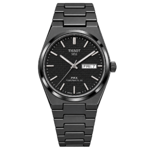 Montre Homme Turquoise Style PRX NOIRE/NOIRE – Bracelet Acier Inoxydable