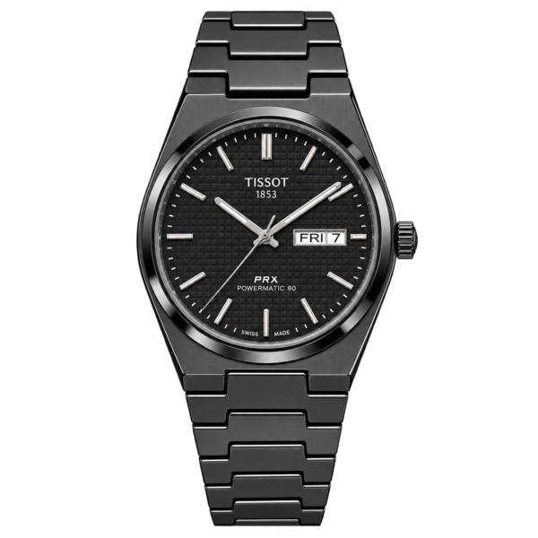 Montre Homme Turquoise Style PRX NOIRE/NOIRE – Bracelet Acier Inoxydable