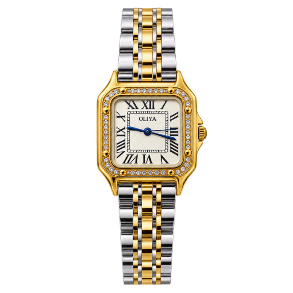 Montre OLIYA Femme Élégance – Bicolore Doré & Argenté